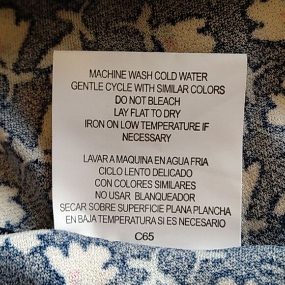 Floral summer dress blue and white - Picture 15 of 16